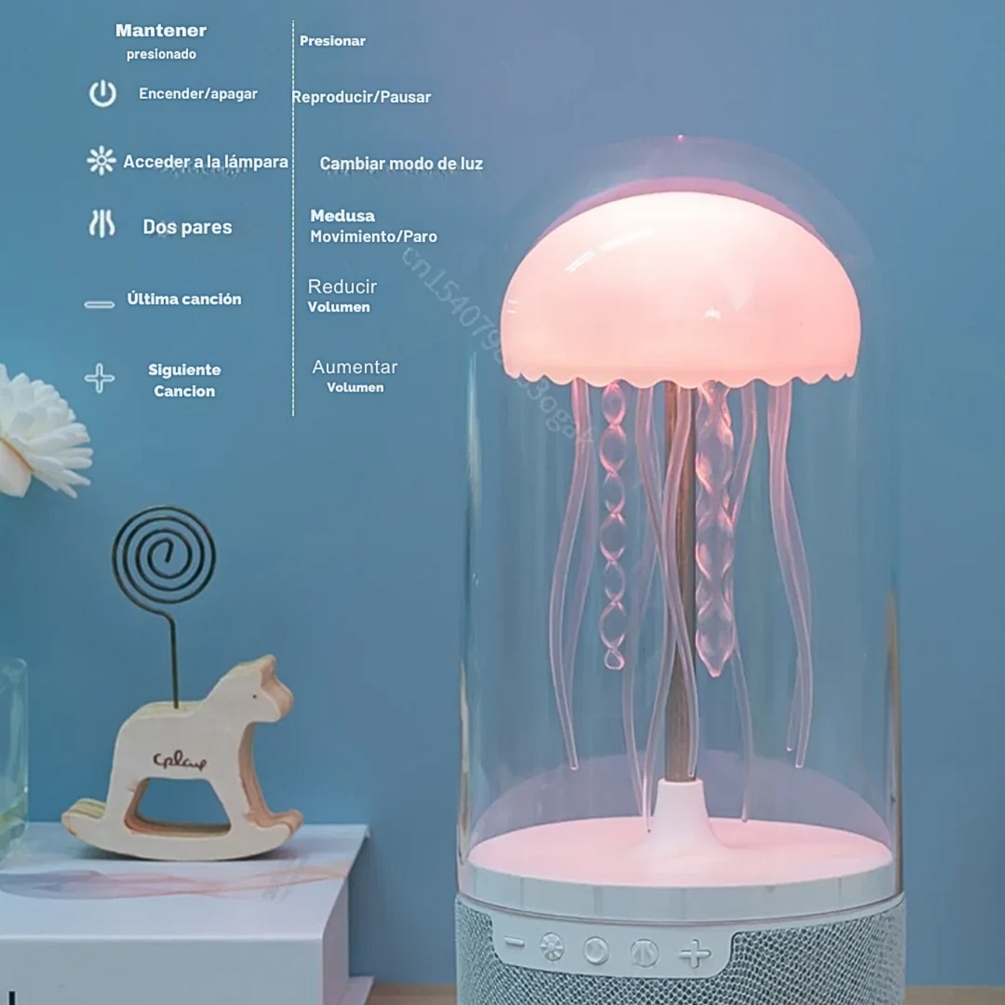 Lampara Parlante Medusa Bluetooth